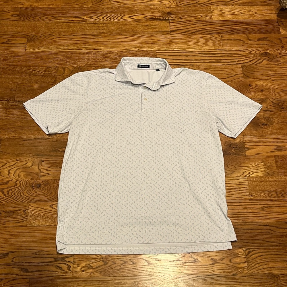 Men’s Turleson White Polo Shirt L